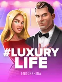 luxury life slot logo